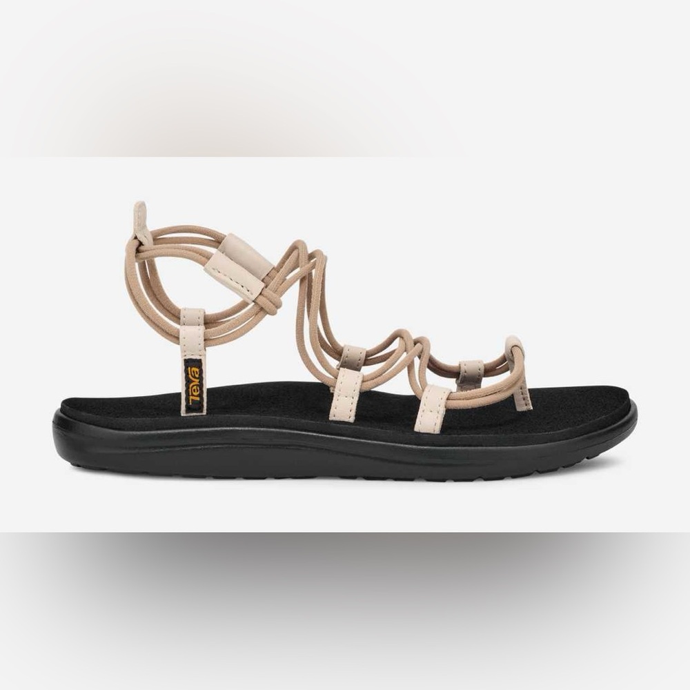 Teva Tan Sandals with Secure Straps and Cushioned Sole